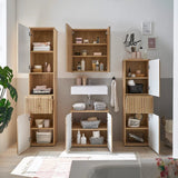 Austin 2 Door Under Sink Bathroom Cabinet - Julian Bowen