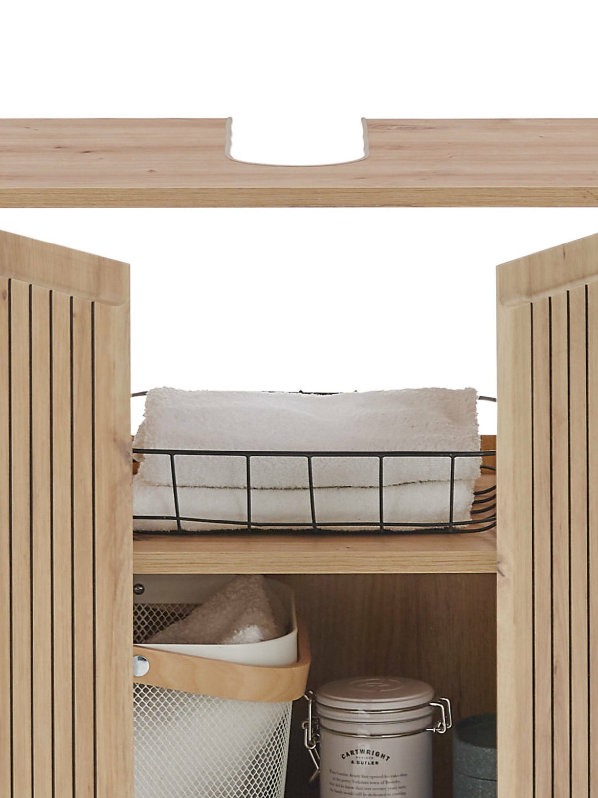 Austin 2 Door Under Sink Bathroom Cabinet - Julian Bowen