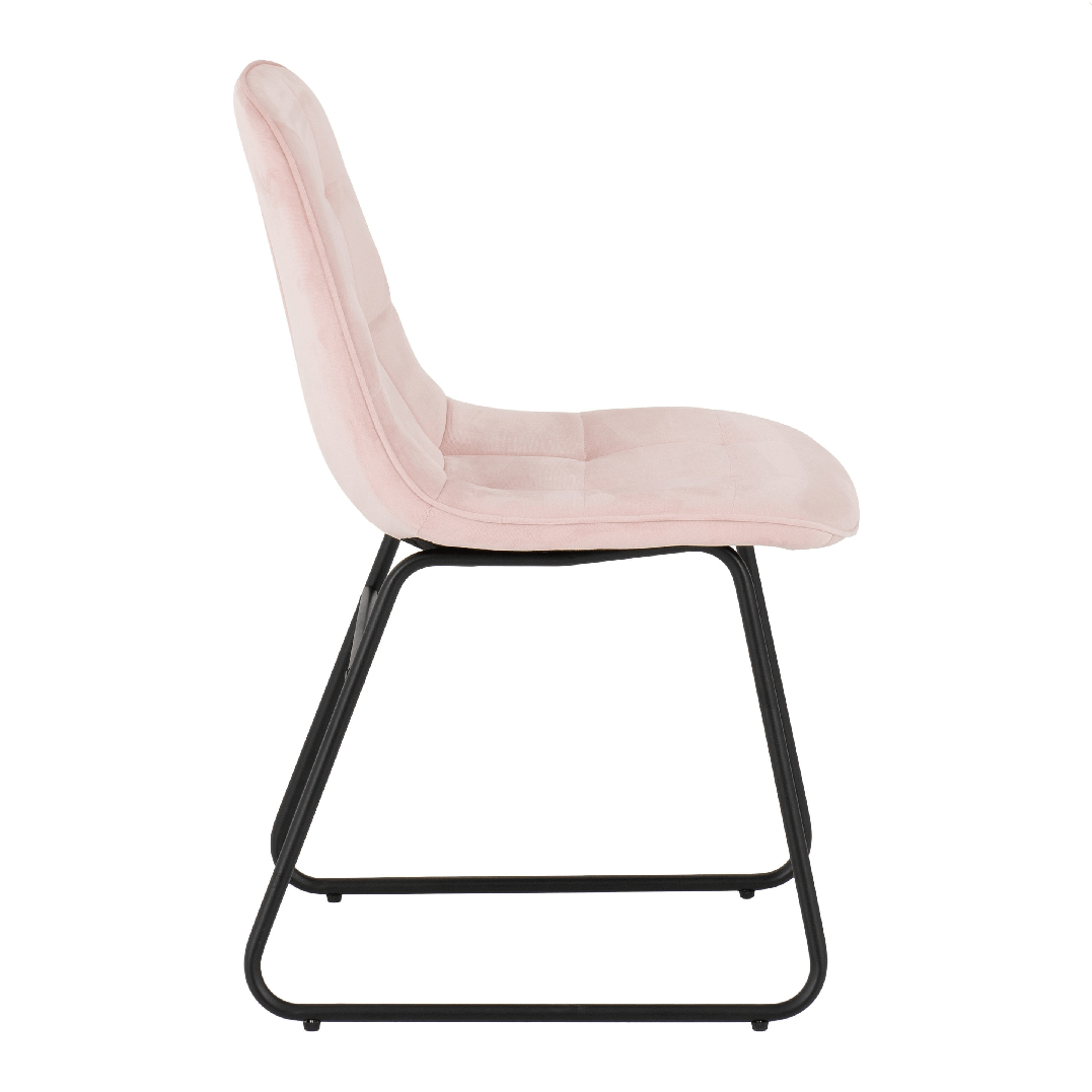 Avery Extending Dining Set with 4 Lukas Velvet Chairs - Seconique