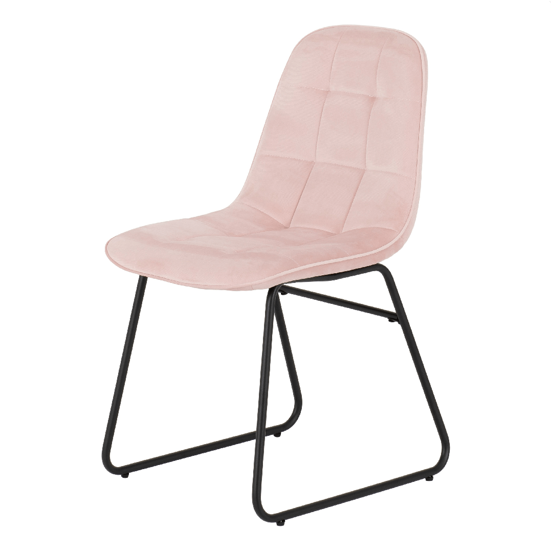 Avery Extending Dining Set with 4 Lukas Velvet Chairs - Seconique