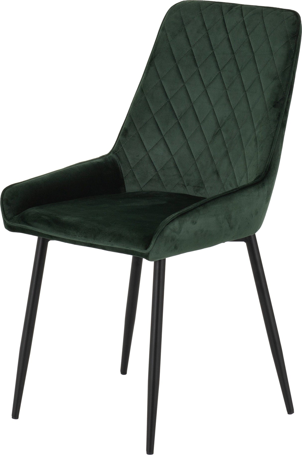 Avery Extending Dining Set with 4 Velvet Chairs - Seconique