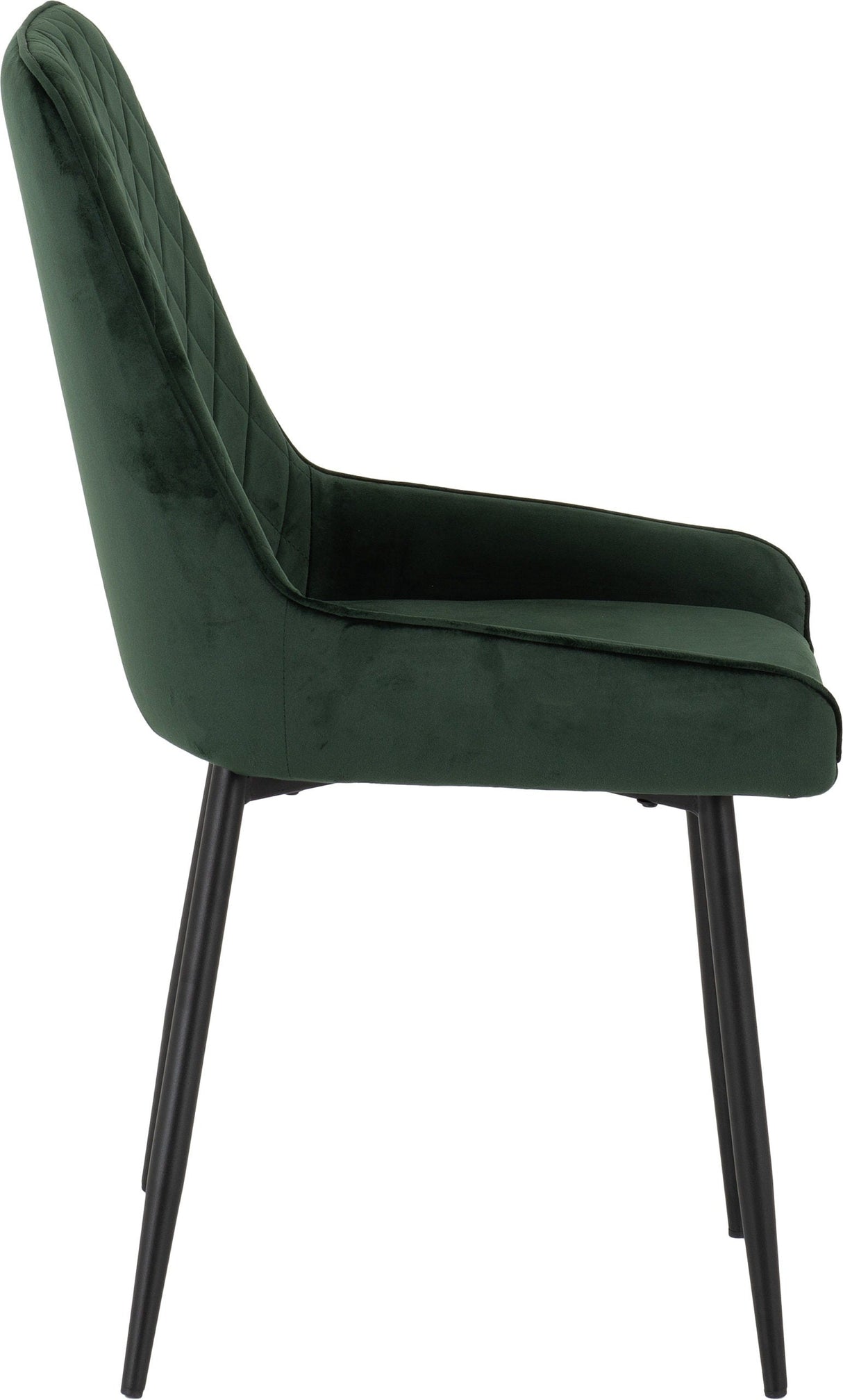Avery Extending Dining Set with 4 Velvet Chairs - Seconique