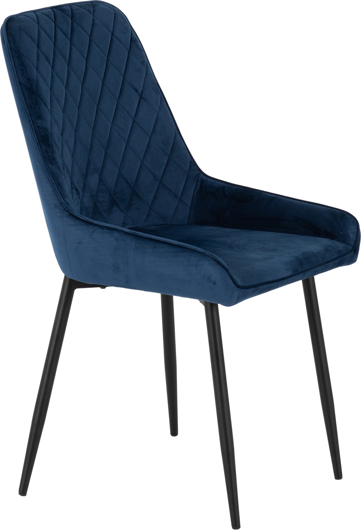 Avery Extending Dining Set with 4 Velvet Chairs - Seconique