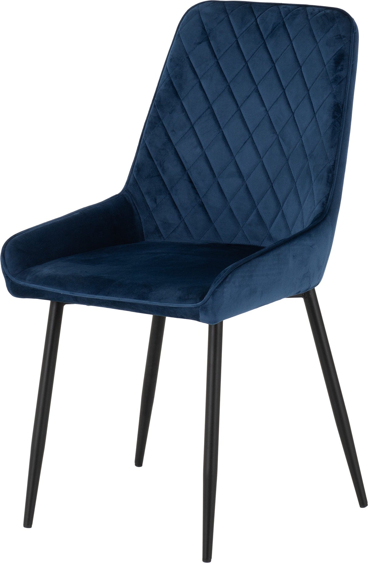 Avery Extending Dining Set with 4 Velvet Chairs - Seconique