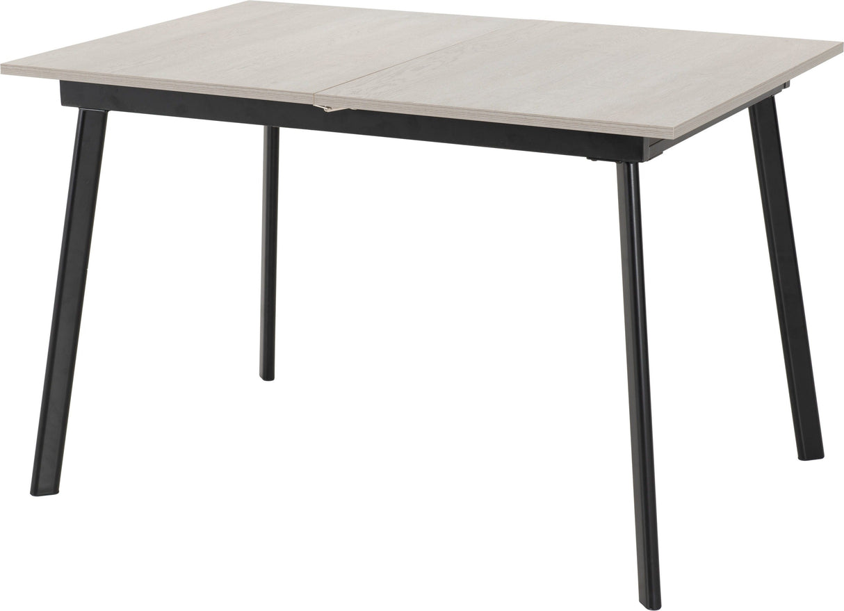 Avery Extending Dining Set with 4 Velvet Chairs - Seconique
