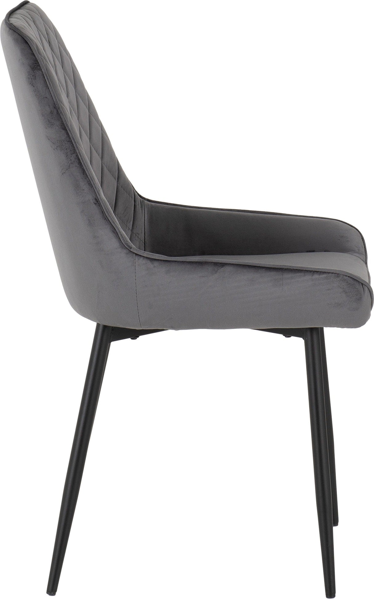 Avery Extending Dining Set with 4 Velvet Chairs - Seconique