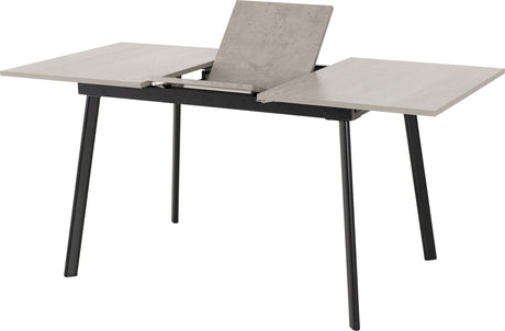 Avery Extending Dining Set with 4 Velvet Chairs - Seconique