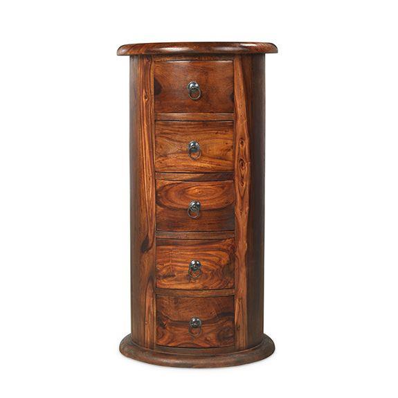 Denali 5 Drawer Large Drum Chest of Drawers