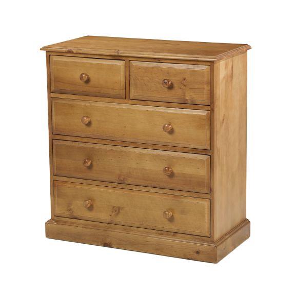 Maple 3+2 Drawer Chest of Drawers