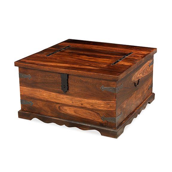 Denali Square Storage Trunk Coffee Table