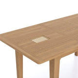 Cypress 140cm - 180cm Extending Rattan Dining Table