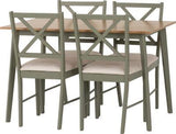 Balfour 4 Seater Dining Table Set - Seconique