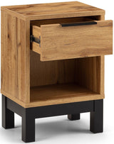 Bali 1 Drawer Bedside - Julian Bowen