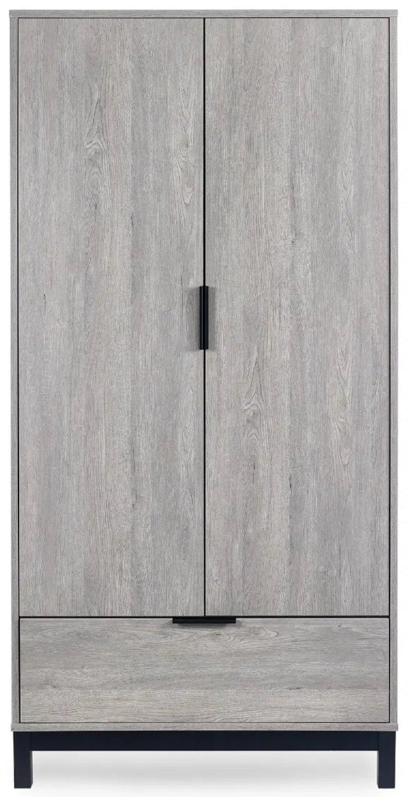 Bali 2 Door 1 Drawer Double Wardrobe - Julian Bowen