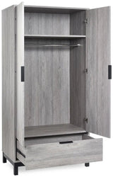 Bali 2 Door 1 Drawer Double Wardrobe - Julian Bowen