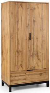 Bali 2 Door 1 Drawer Wardrobe - Julian Bowen