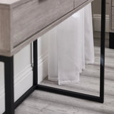Bali 2 Drawer Dressing Table Desk - Julian Bowen