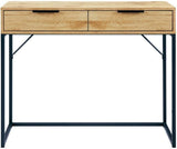 Bali 2 Drawer Dressing Table Desk - Julian Bowen
