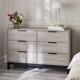 Bali 6 Drawer Wide Chest - Julian Bowen