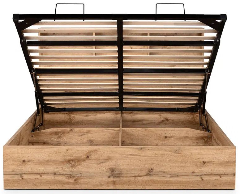 Bali Ottoman Gas Lift Storage Bed Frame - Julian Bowen
