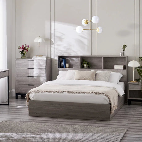 Bali Ottoman Gas Lift Storage Bed Frame - Julian Bowen