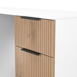 Java 6 Drawer Double Pedestal Desk