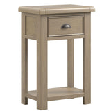 Acadia 1 Drawer Open Shelf Hall Table