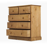 Maple 3+2 Drawer Chest of Drawers