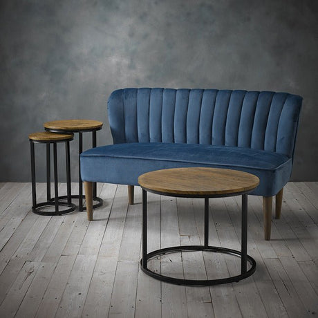 Bella Velvet 2 Seater Sofa - LPD