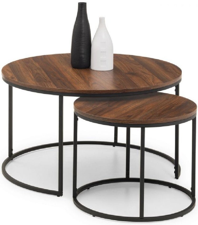 Bellini Round Nesting Coffee Table - Julian Bowen