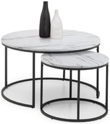 Bellini Round Nesting Coffee Table - Julian Bowen
