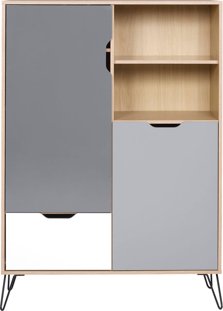 Bergen Tall Sideboard/Wine Rack - Seconique