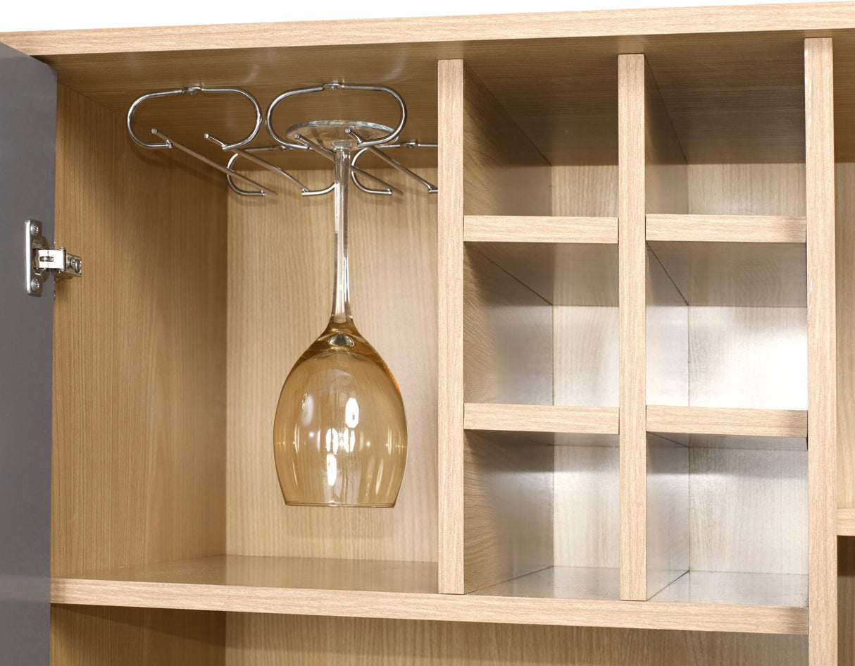 Bergen Tall Sideboard/Wine Rack - Seconique
