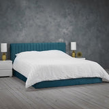Berlin Velvet Ottoman Bed Frame - LPD