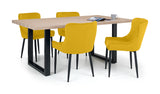 Berwick Dining Table & 4 Luxe Chairs - Julian Bowen