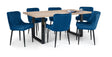 Berwick Dining Table & 6 Luxe Chairs - Julian Bowen