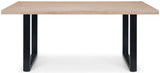 Berwick Dining Table Luxe Low Bench & 2 Luxe Chairs - Julian Bowen