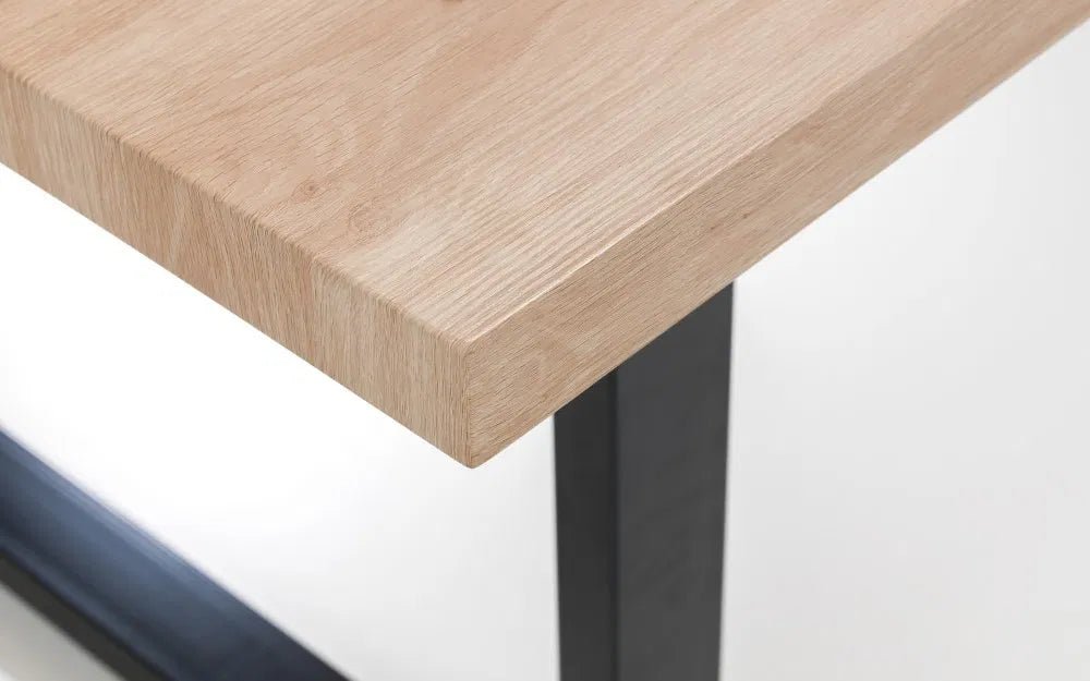 Berwick Dining Table Luxe Low Bench & 2 Luxe Chairs - Julian Bowen