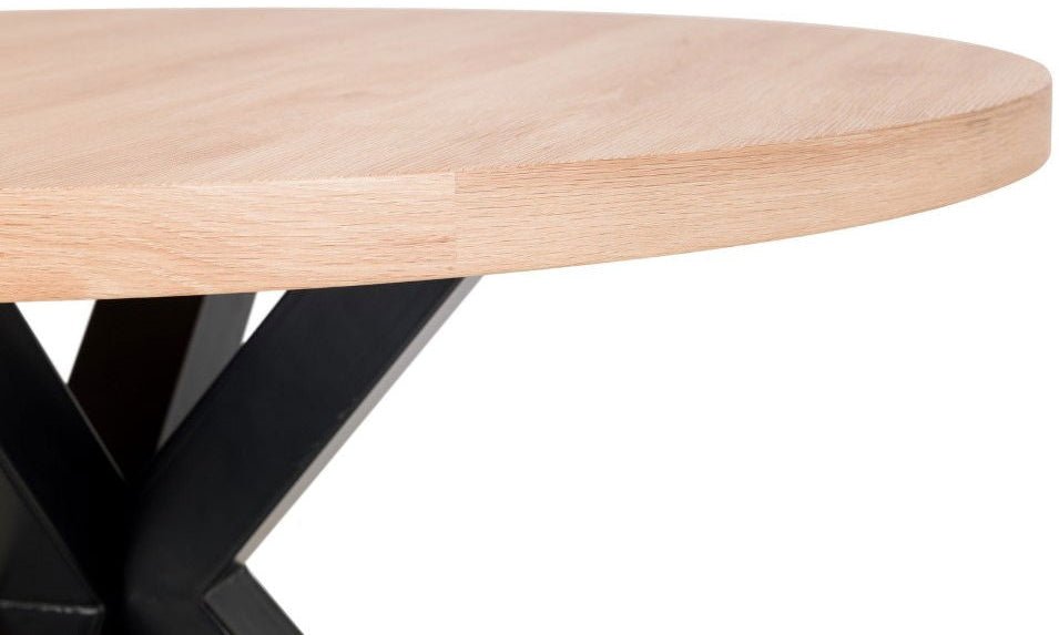 Berwick Round Table & 4 Burgess Chairs - Julian Bowen