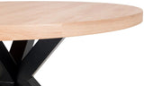 Berwick Round Table & 4 Burgess Chairs - Julian Bowen