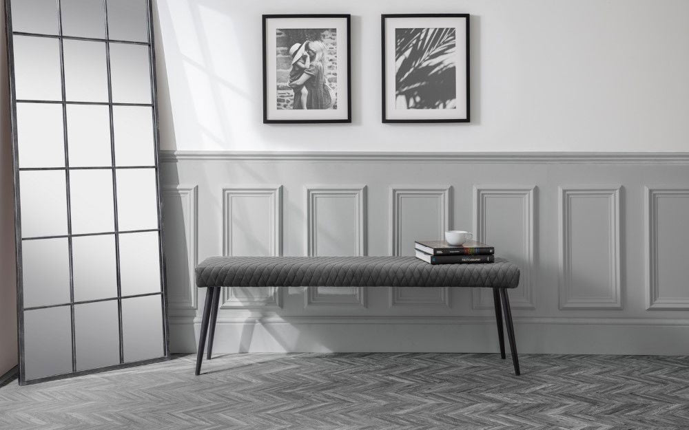 Berwick Table with 2 Benches & 2 Luxe Chairs - Julian Bowen