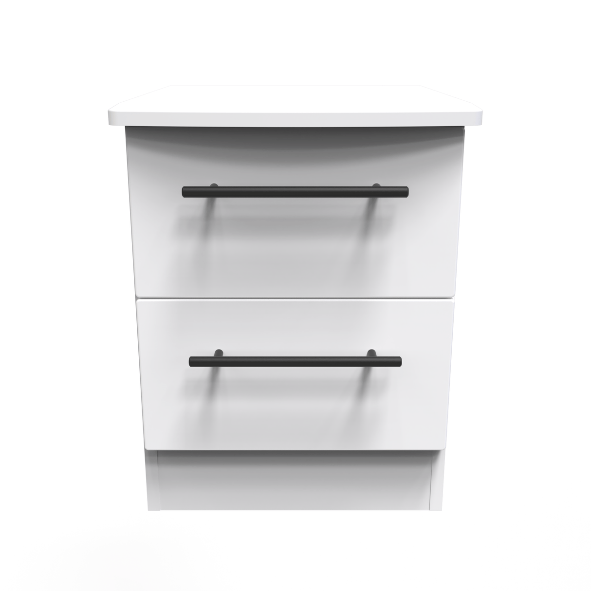 Beverley 2 Drawer Bedside Cabinet - Welcome Furniture