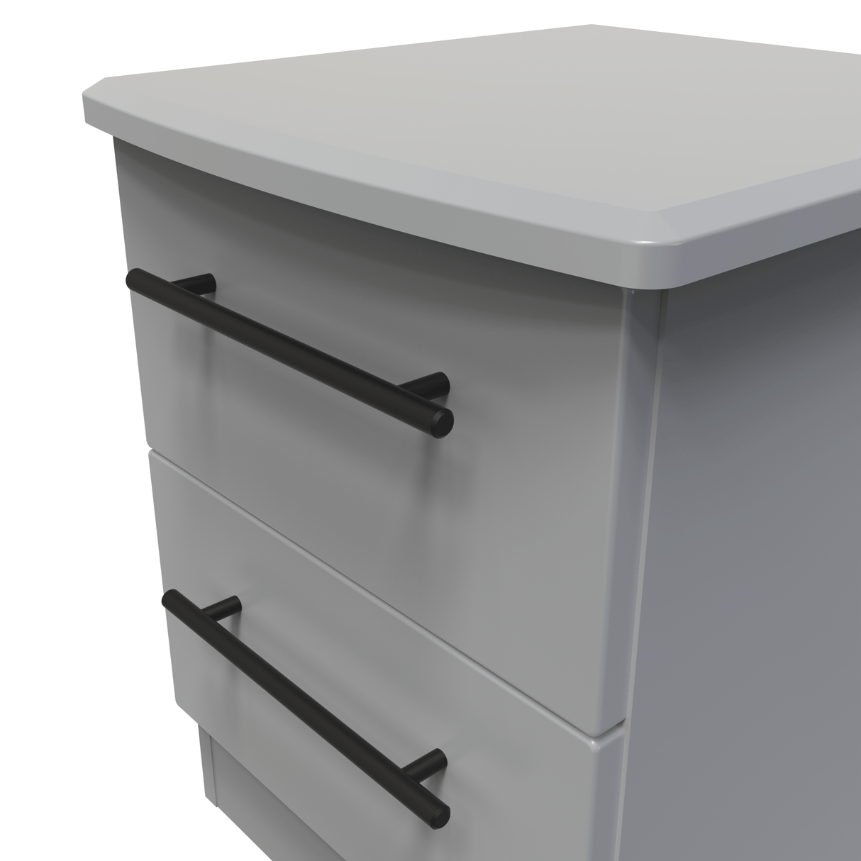 Beverley 2 Drawer Bedside Cabinet - Welcome Furniture