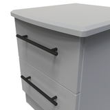 Beverley 2 Drawer Bedside Cabinet - Welcome Furniture
