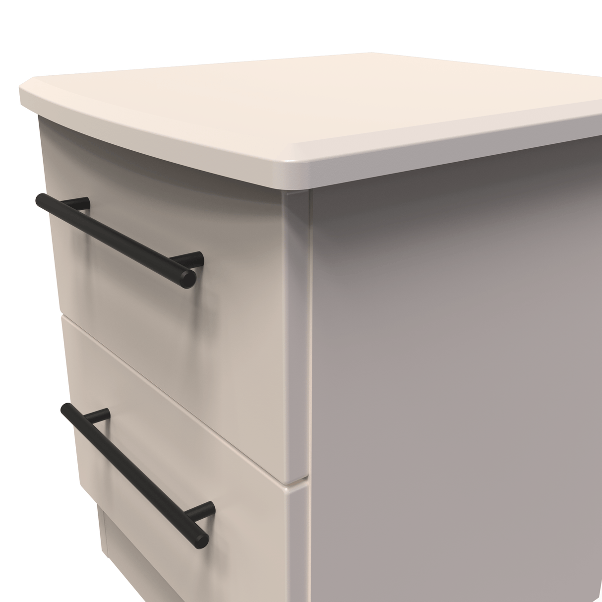 Beverley 2 Drawer Bedside Cabinet - Welcome Furniture