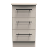 Beverley 3 Drawer Bedside Cabinet - Welcome Furniture