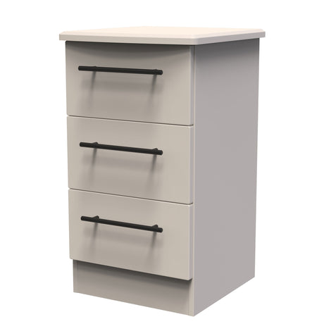 Beverley 3 Drawer Bedside Cabinet - Welcome Furniture
