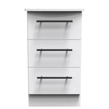 Beverley 3 Drawer Bedside Cabinet - Welcome Furniture