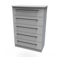 Beverley 5 Drawer Chest - Welcome Furniture
