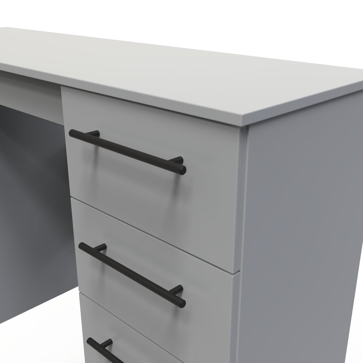 Beverley 6 Drawer Kneehole Vanity Dressing Table - Welcome Furniture